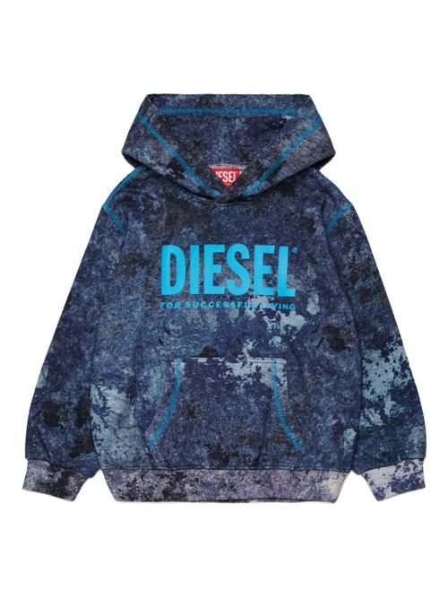 Felpa bambino Diesel over blu DIESEL KIDS | J02623KYA0GK8AT